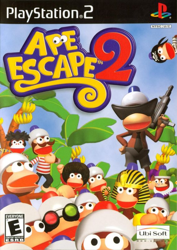 Ape Escape 2 box art for Playstation 2